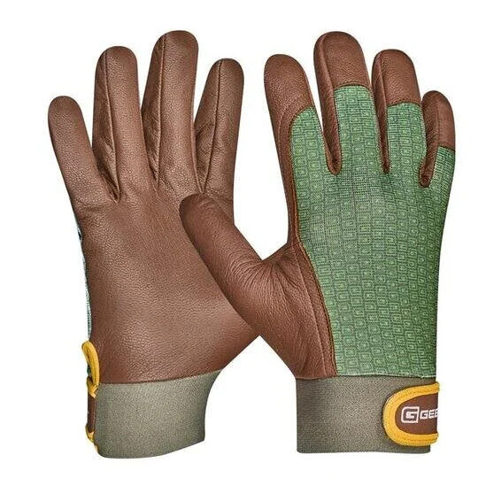 Záhradnícke rukavice Vitis veľkosť 9 ONRUKVIT9-2 z mäkkej kozej kože a priedušného spandexového materiálu vyrobeného z recyklovaných PET fliaš